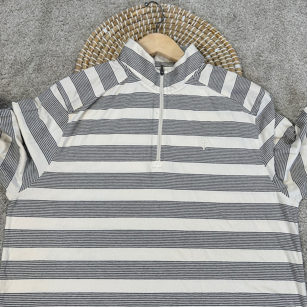 SOLD | Coolibar Men’s 1/4 Zip Pullover Sonora Shirt Longsleeve Outdoor UPF 50+ L - Picture 3 of 13